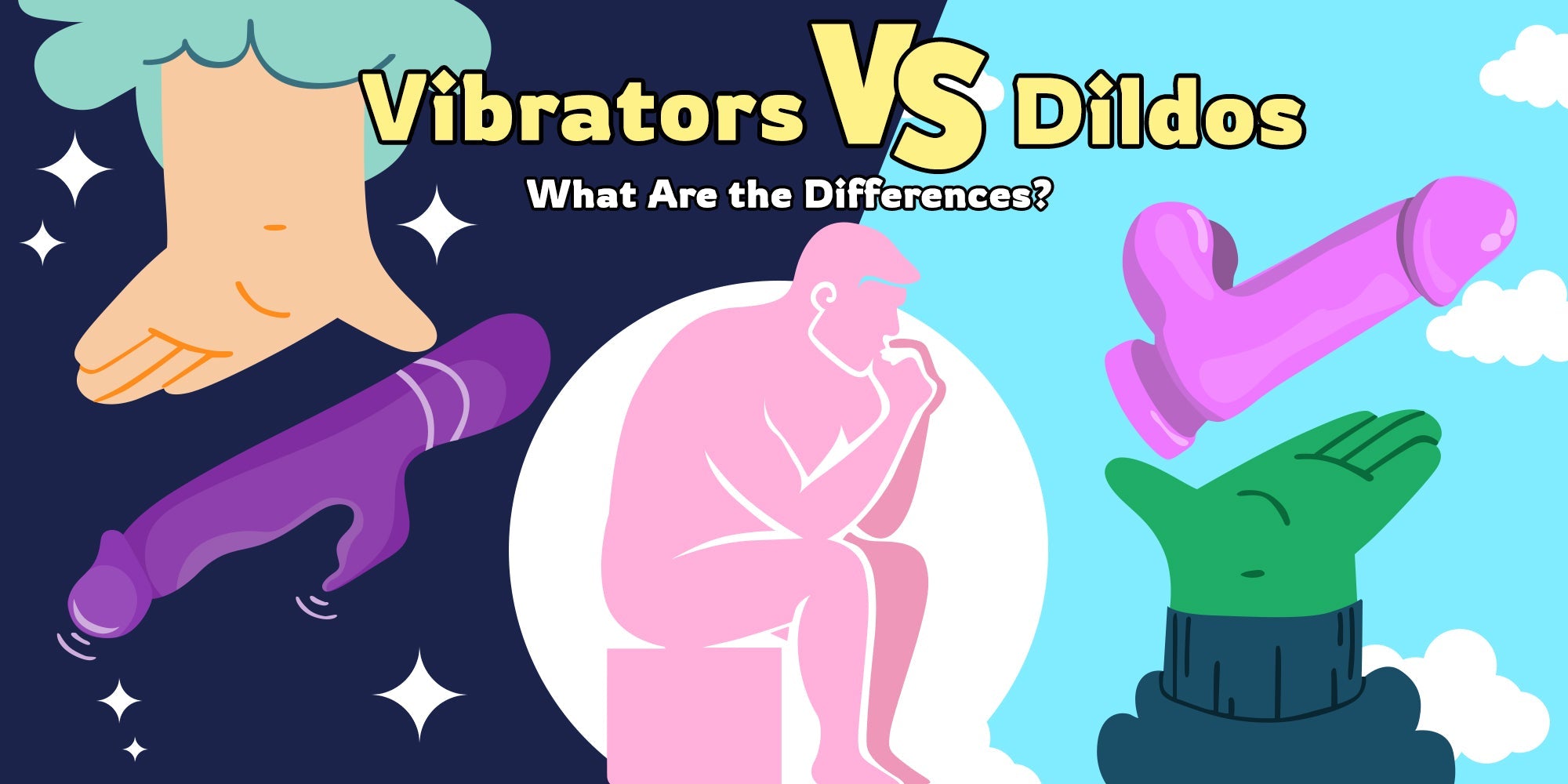 Dildos vs Vibrators What Are the Differences