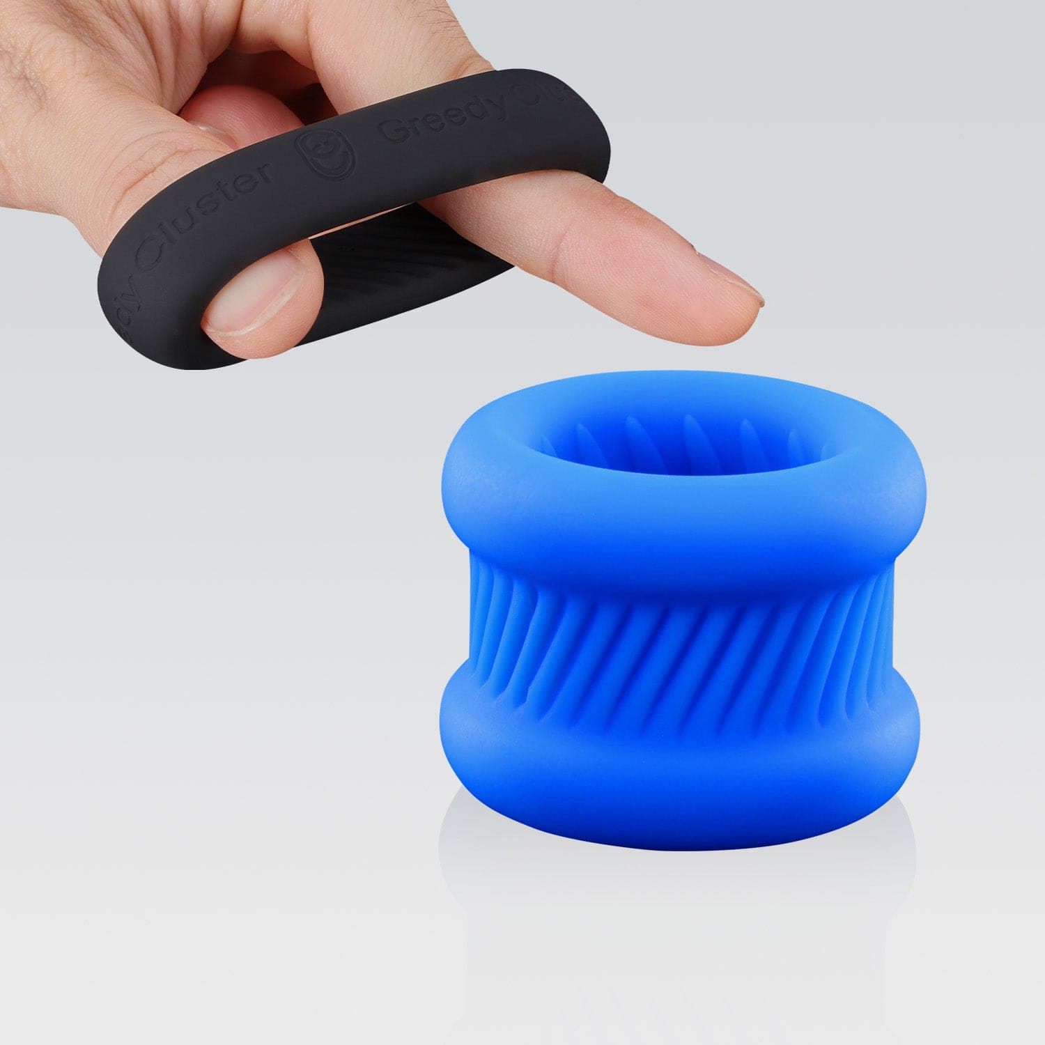 Greedy Cluster O-RING 01 - Double Cock Rings for Intense Ball Stretching and Control