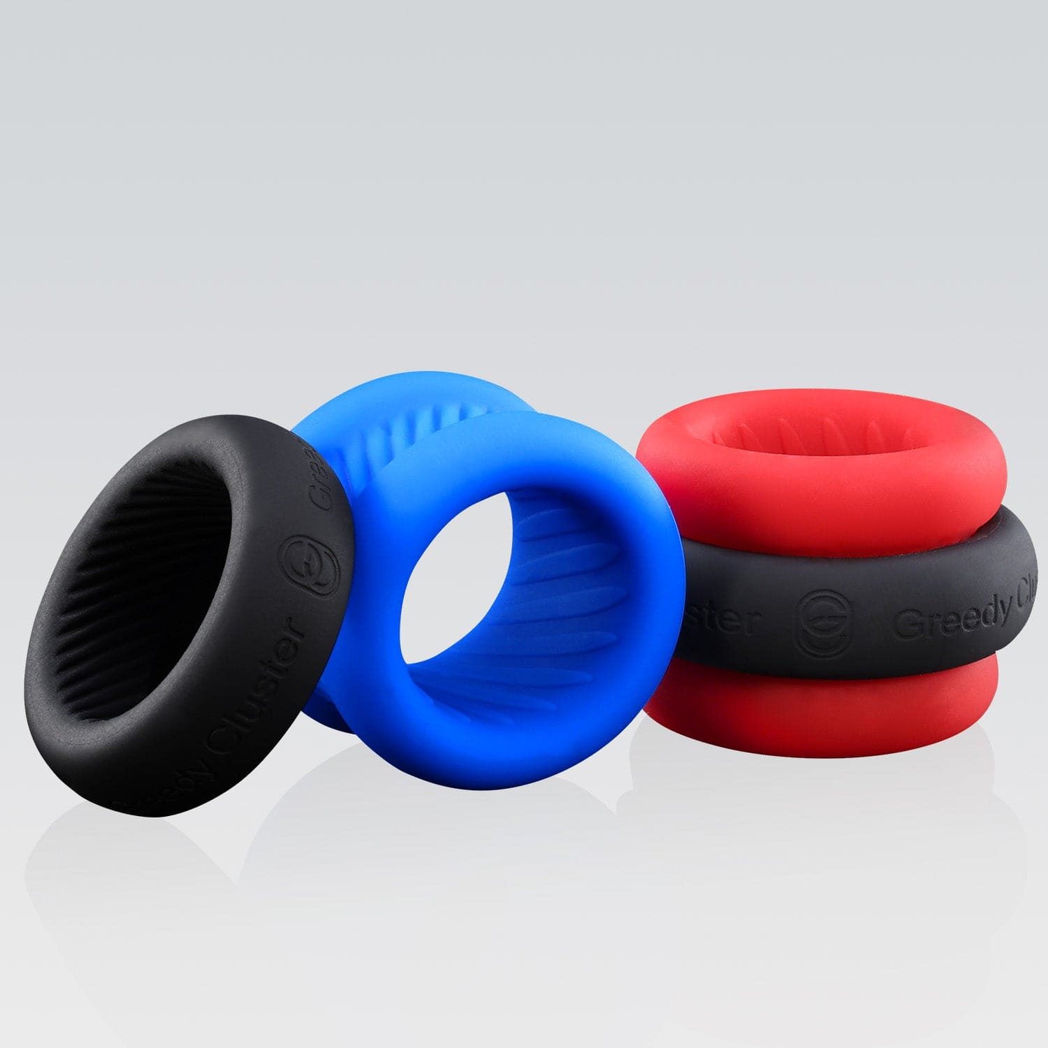 Greedy Cluster O-RING 01 - Double Cock Rings for Intense Ball Stretching and Control