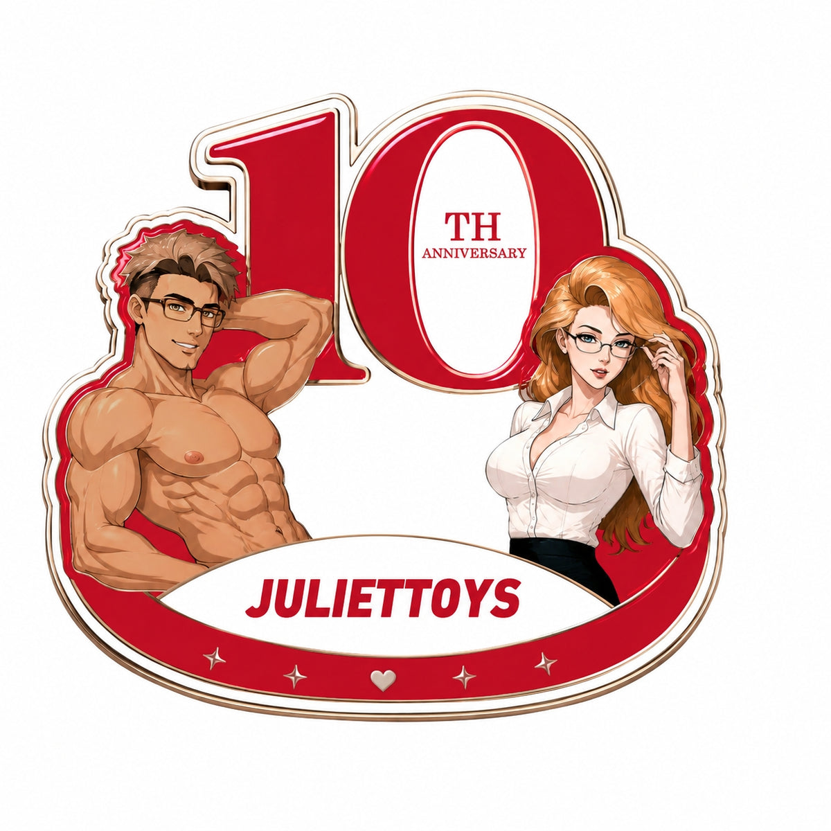 10th Anniversary Fridge Magnet