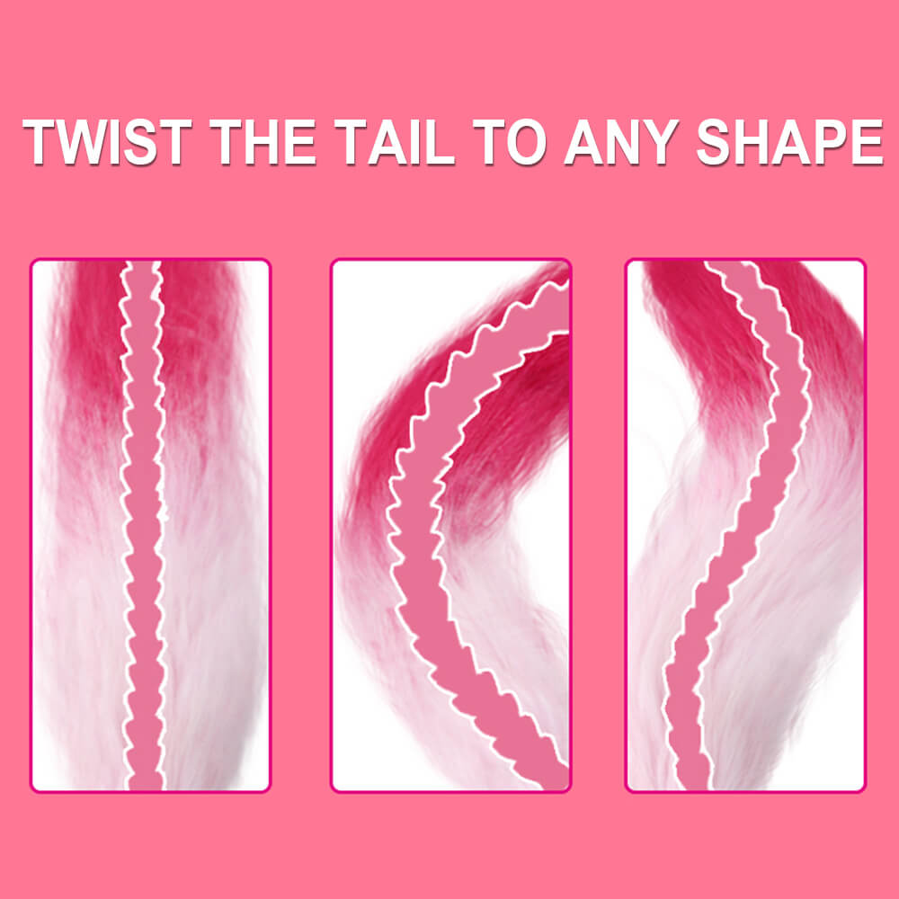 Finnick - 15 Inch Fox Tail Metal Butt Plug - Anal Sex Toy - 2 Colors