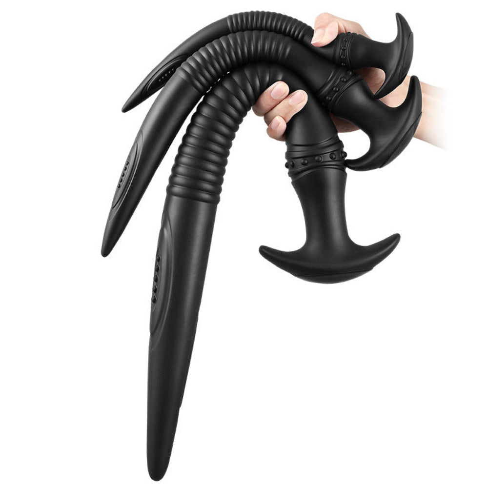 The Eel Anal Plug - Long Butt Plug - Ribbed Butt Plug