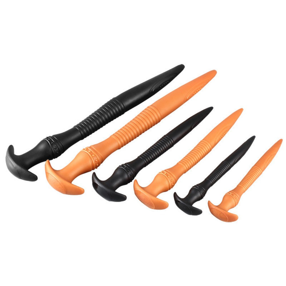 The Eel Anal Plug - Long Butt Plug - Ribbed Butt Plug