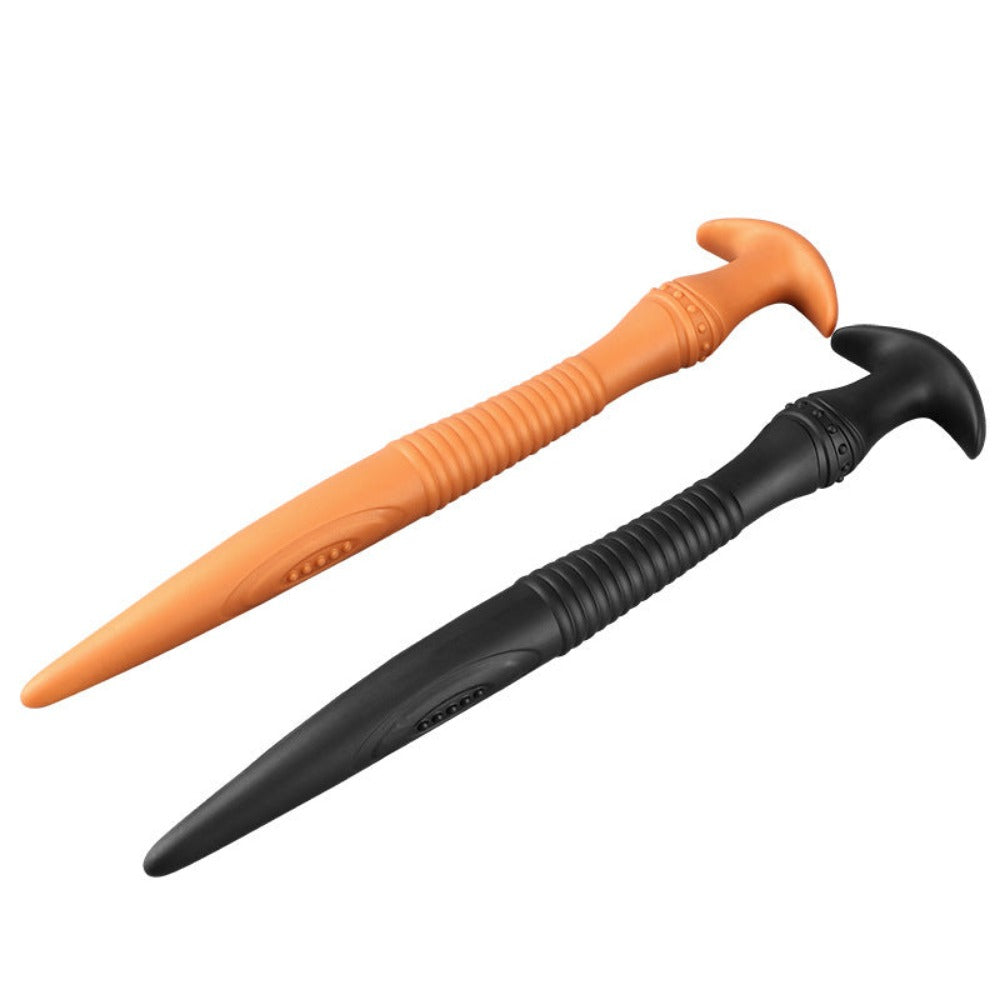 The Eel Anal Plug - Long Butt Plug - Ribbed Butt Plug