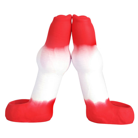 7 Inch Penis Fantasy Extension Sleeve - Wolf Cock Sleeve - Silicone Sleeve with Ring
