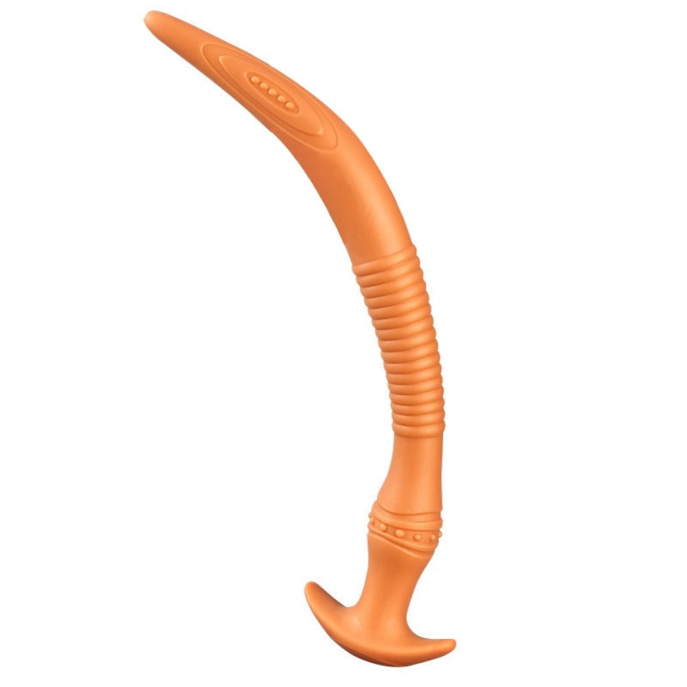 The Eel Anal Plug - Long Butt Plug - Ribbed Butt Plug