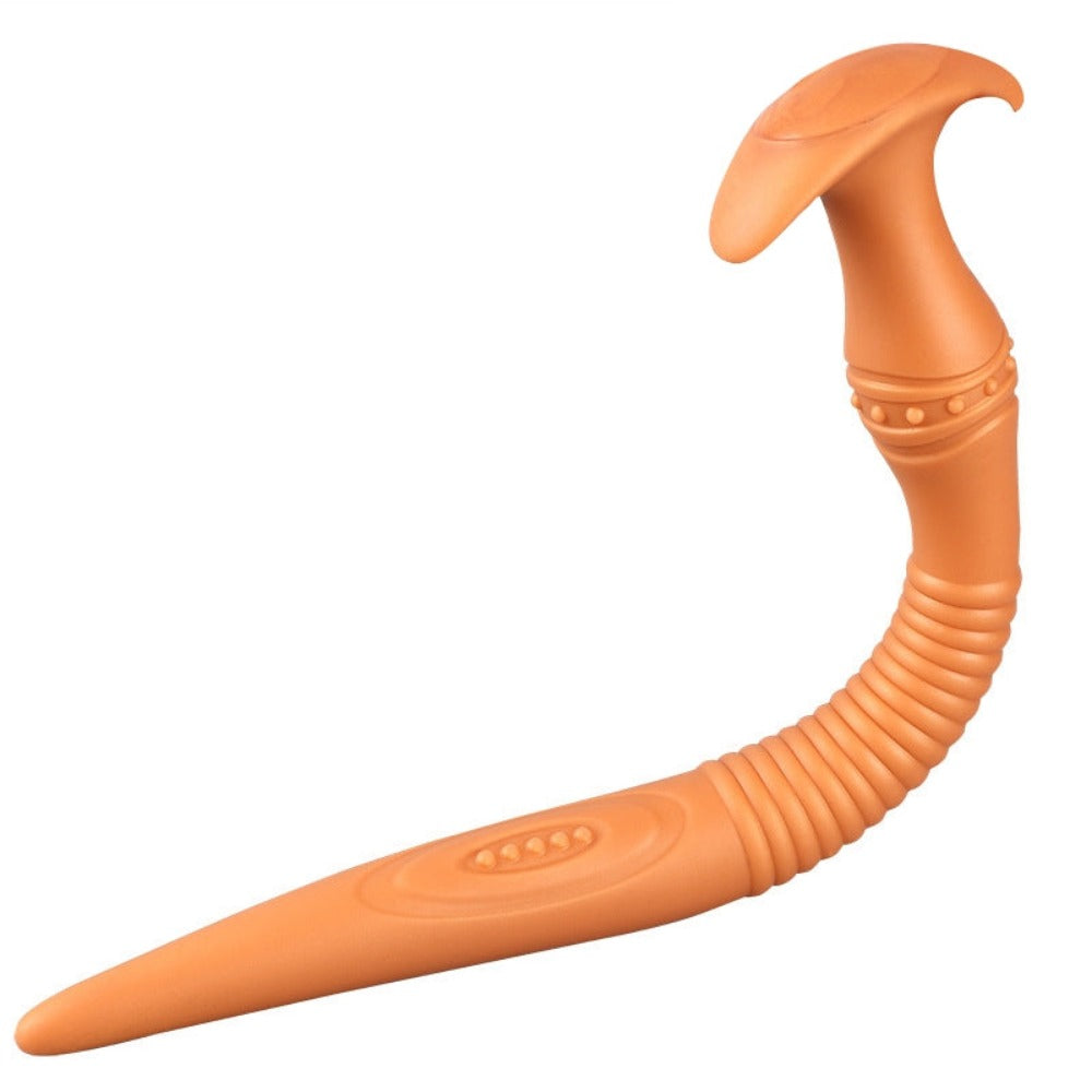 The Eel Anal Plug - Long Butt Plug - Ribbed Butt Plug