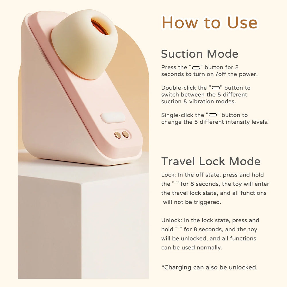 Sora - Clitoral Vibrator - APP Controlled Compact Suction Vibrator