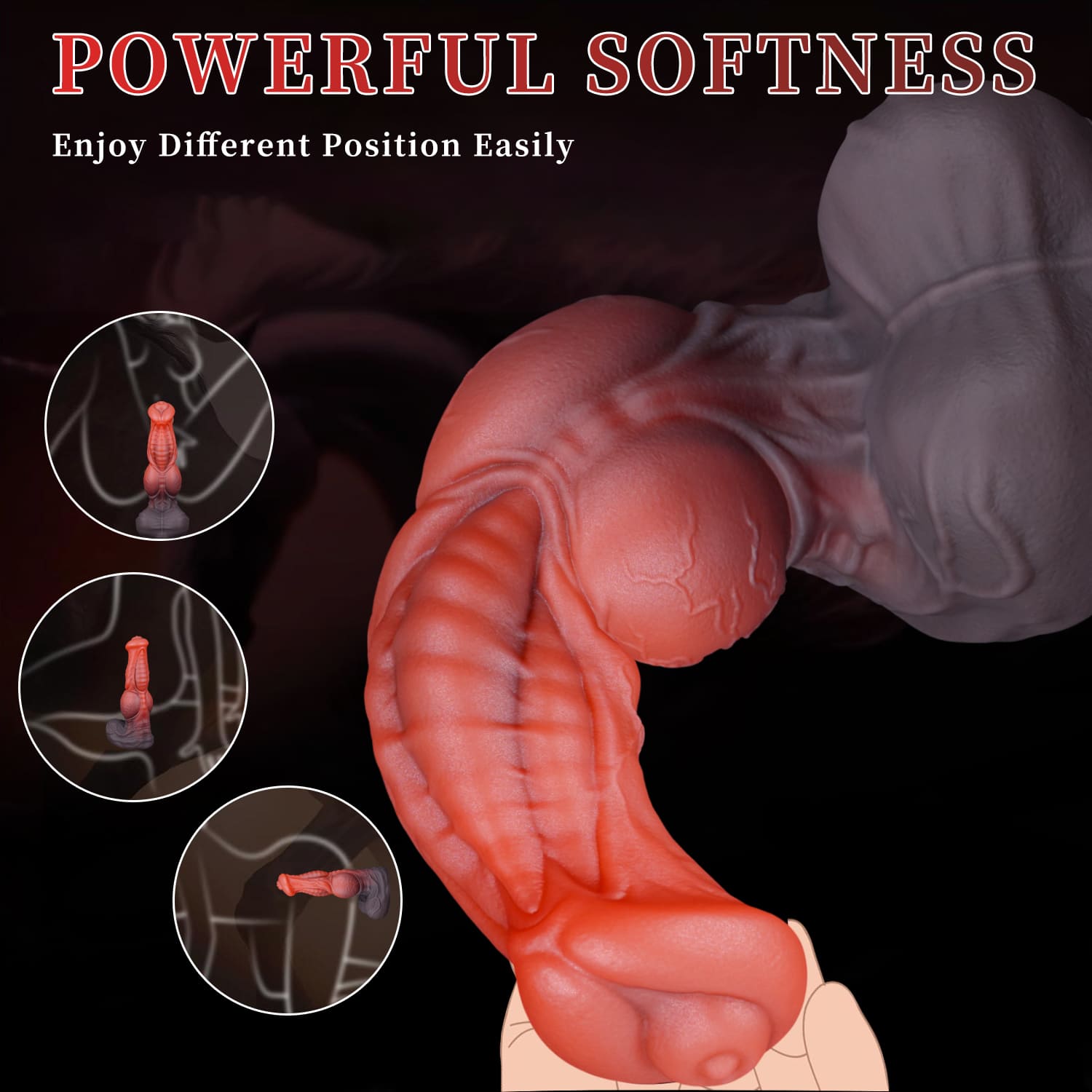 Ghostrunner - Silicone Fantasy Centaur Dildo - Knot Dildo