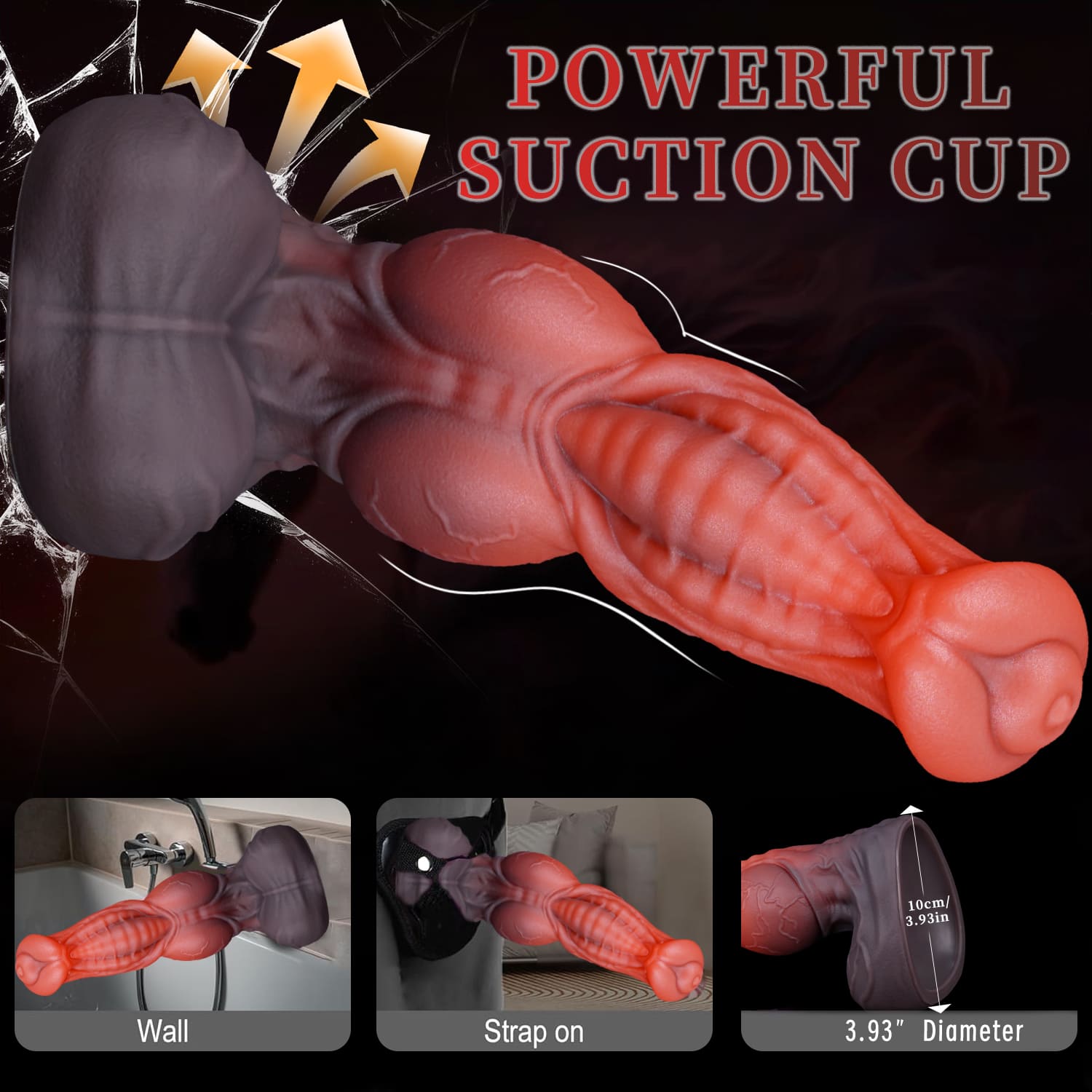 Ghostrunner - Silicone Fantasy Centaur Dildo - Knot Dildo