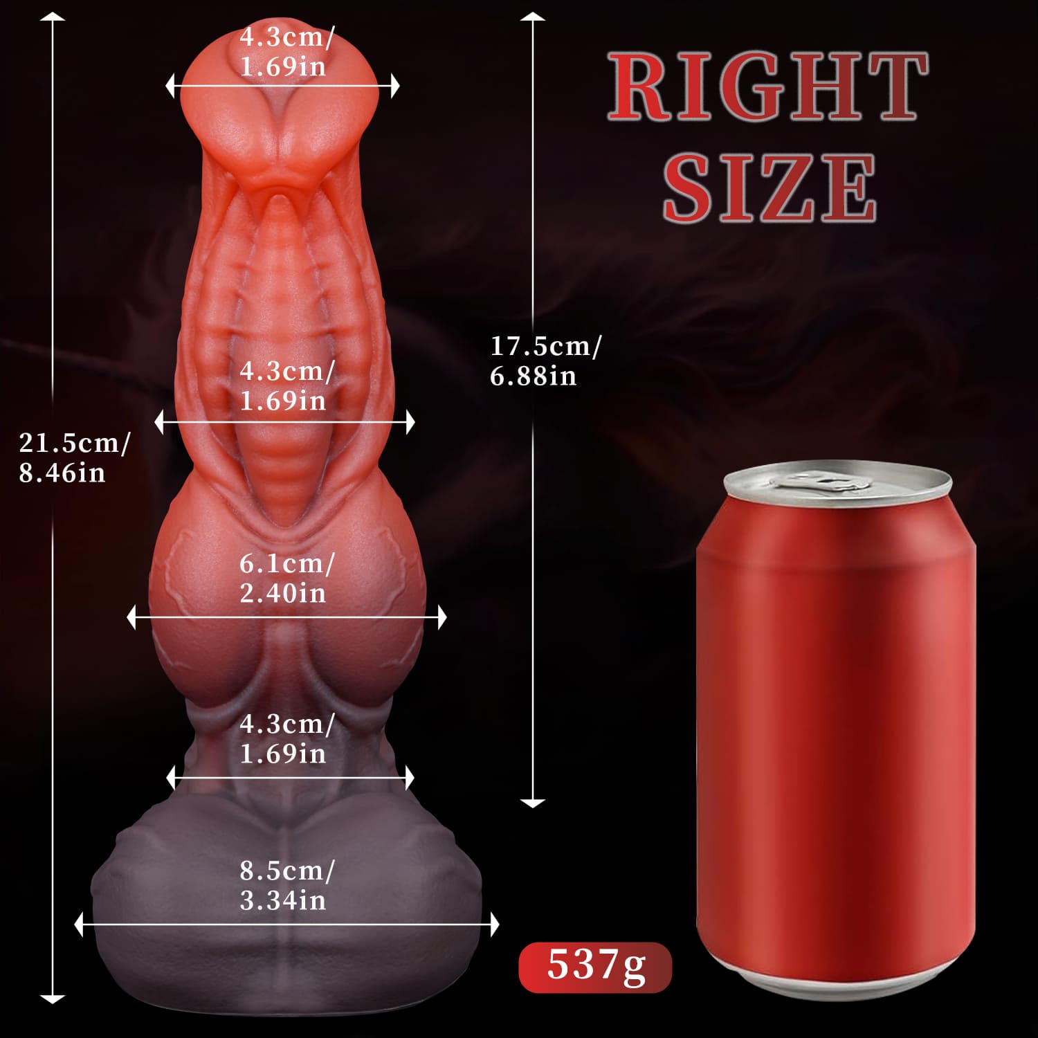Ghostrunner - Silicone Fantasy Centaur Dildo - Knot Dildo