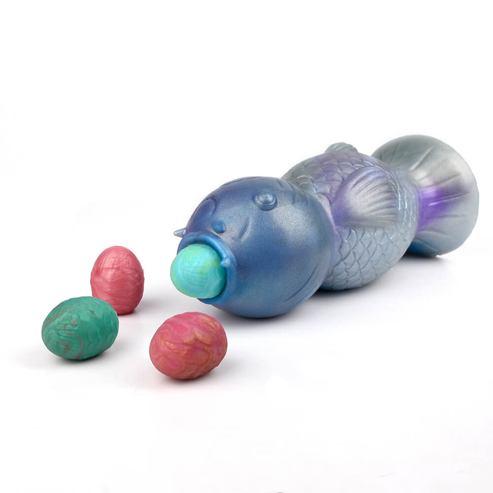 Koi - 8.8 Inch Ovipositor Dildo - Egg Sex Toy - Egg Laying Kink Koi - 8.8 Inch Ovipositor Dildo - Egg Sex Toy - Egg Laying Kink