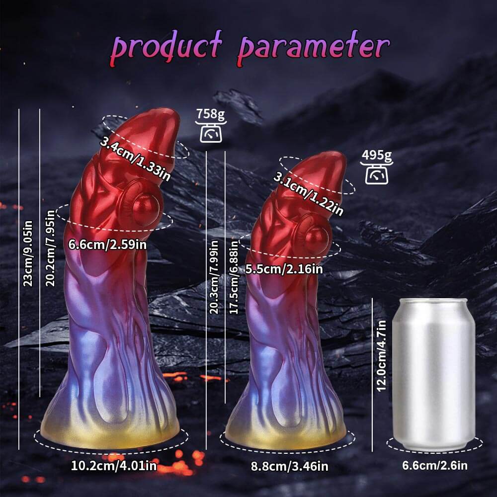 Gode extraterrestre de 9 pouces - Gode de coq de créature - Gode monstre