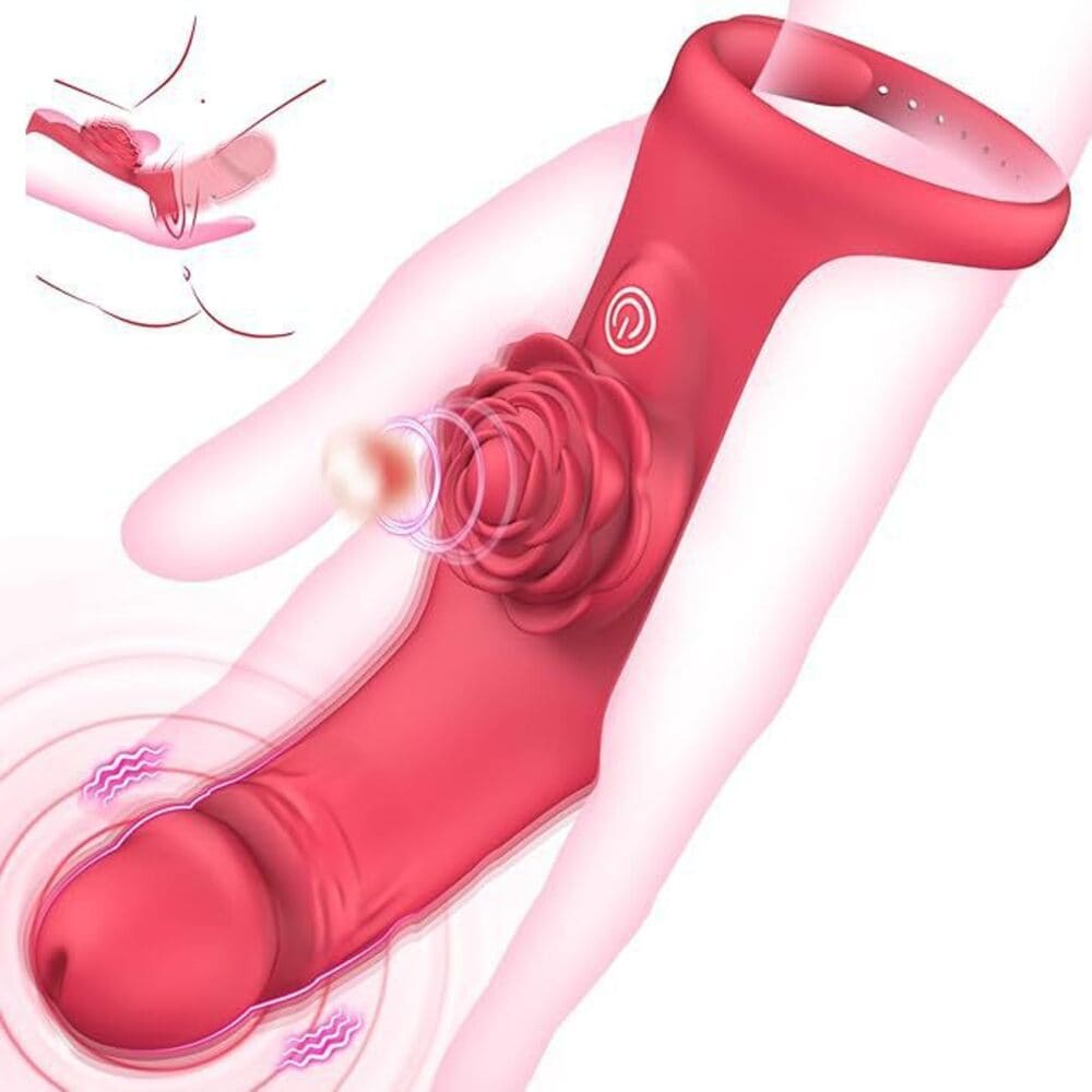 Aurelle-Wearable-Rose-Finger-Sleeve-Vibrator