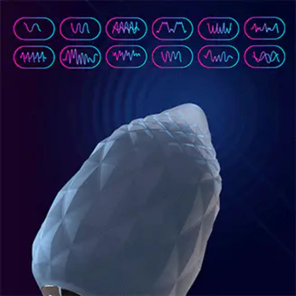 Azul-App-Remote-Control-Diamond-Textured-Anal-Vibrator