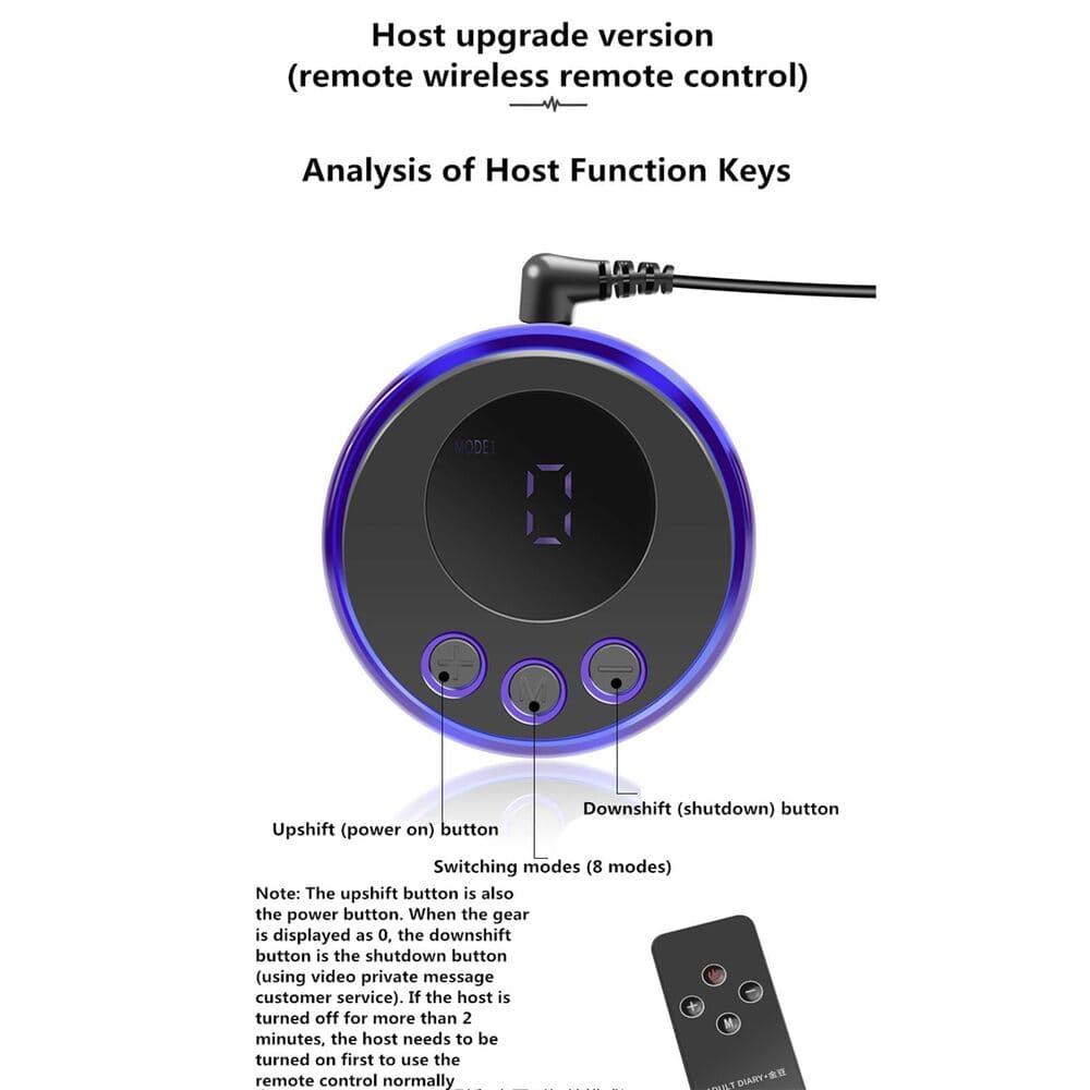 Beaded Blade - Remote-Control E-Stim Urethral Sound