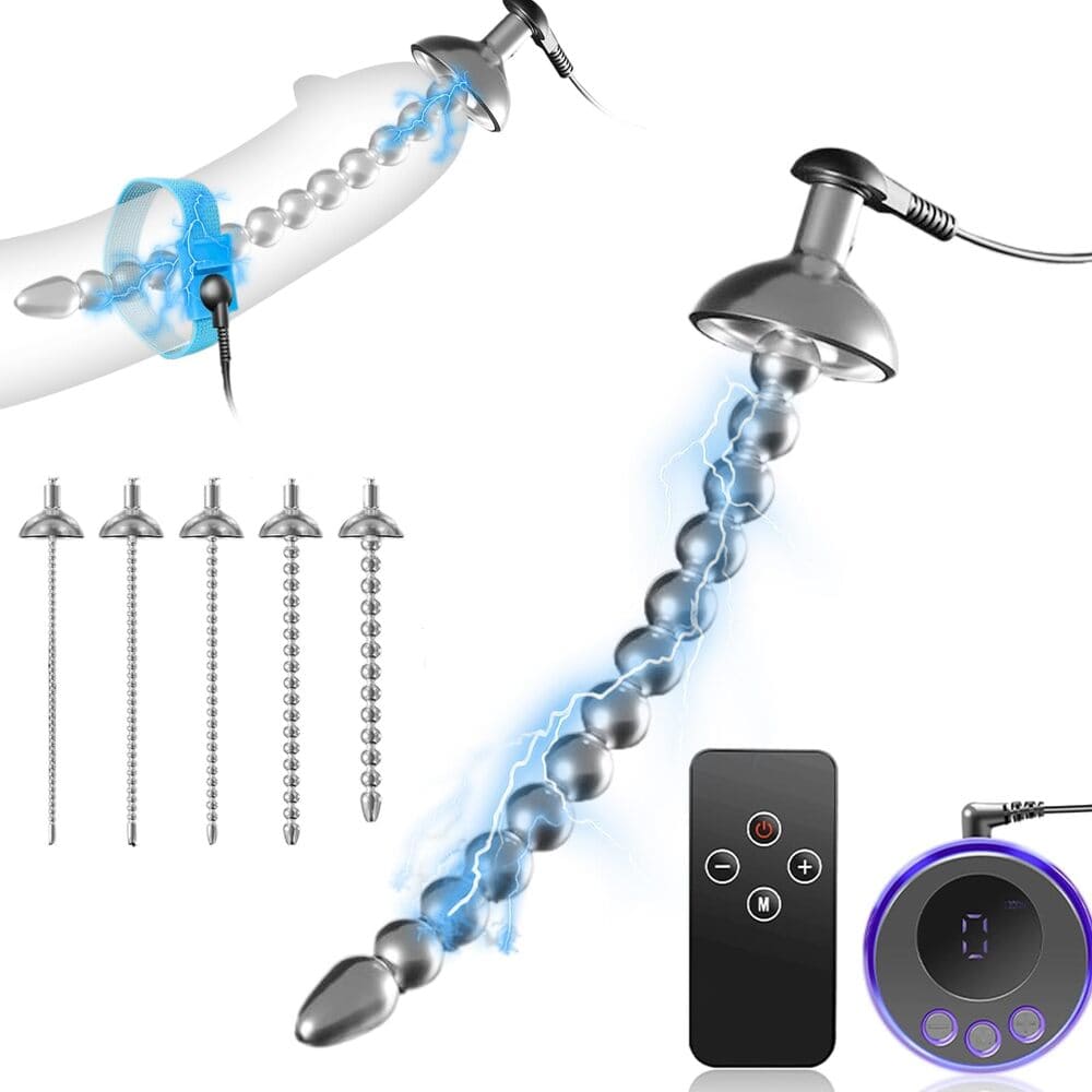 Beaded Blade - Remote-Control E-Stim Urethral Sound