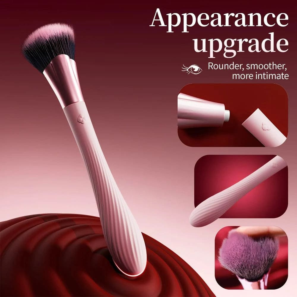 Brush-Pink-Make-Up-Brush-Massager-G-Spot-Vibrator