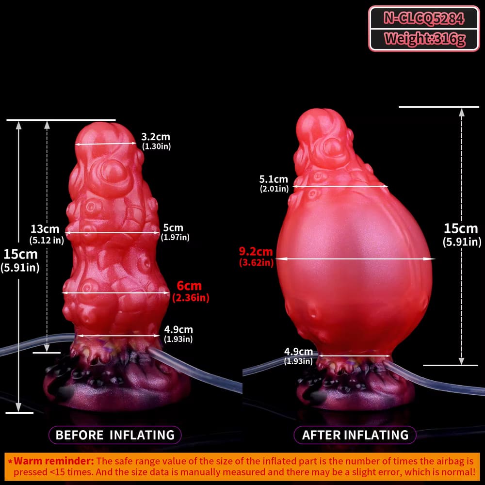 Cain-6-Inch-Inflatable-Squirting-Tentacle-Dildo