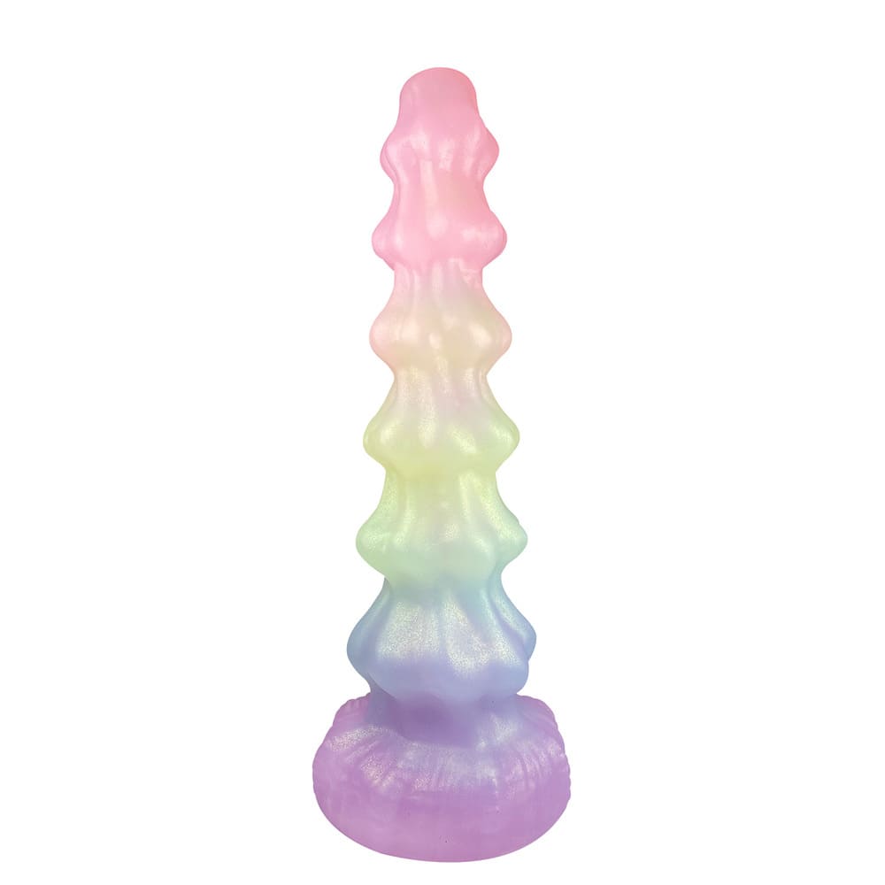 Migo - 10 Inch Knot Dildo - Fantasy Dildo - Alien Dildo with 6 Knots