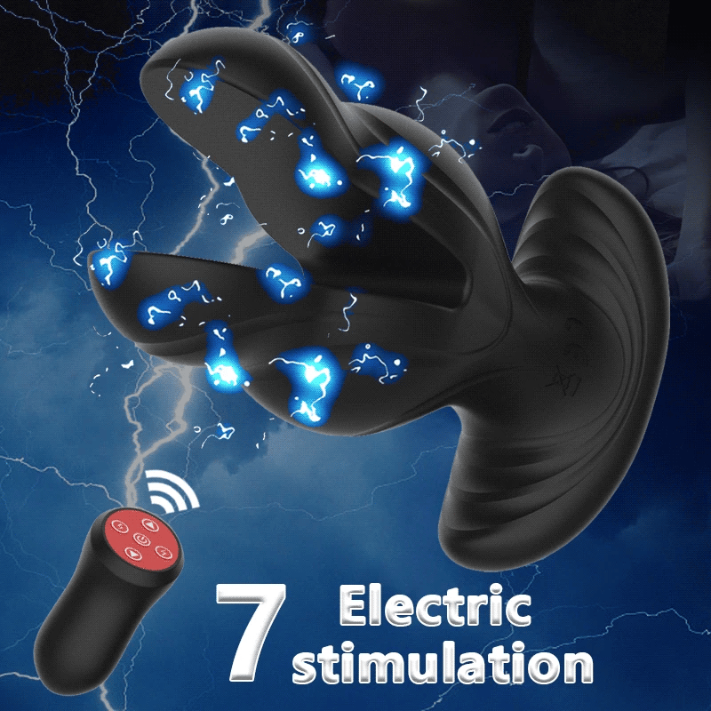 Electric-Shock-Prostate-Massager-Male-Anal-Dilators-Vibrating-Butt-Plug-Stimulator-Remote-Control-Adults-Anal-Sex