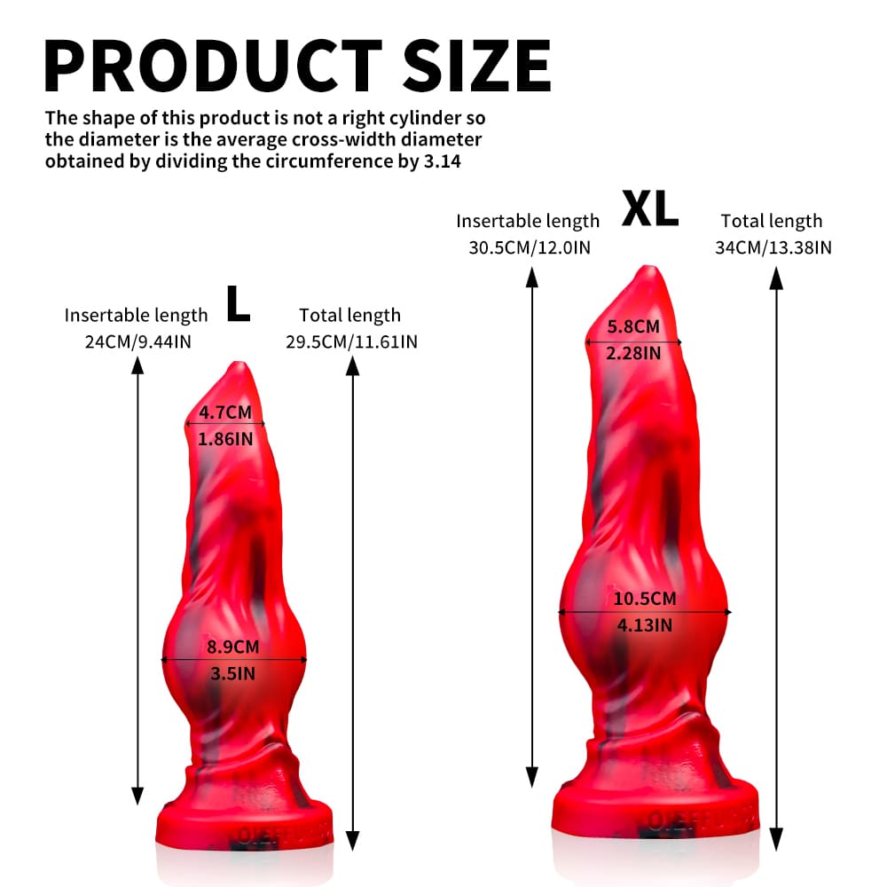 Firewolf-Lycan-Knot-Dildo