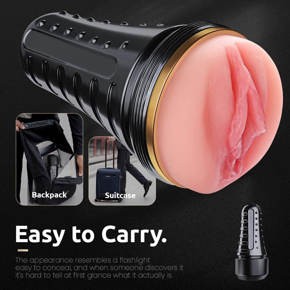 Flashlight-Style Pocket Stroker - Male Masturbator Sleeve