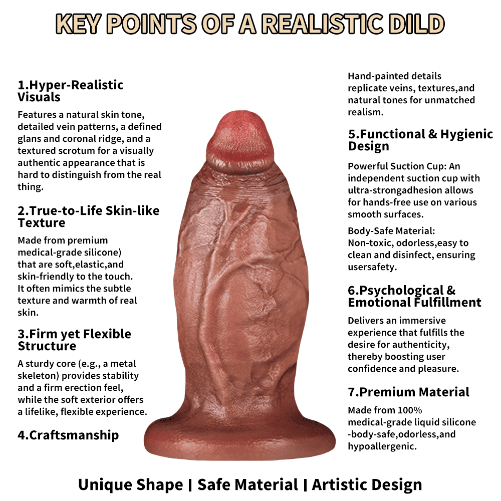 General – Extra Thick Realistic Dildo – Extreme Dildo in 5 Sizes