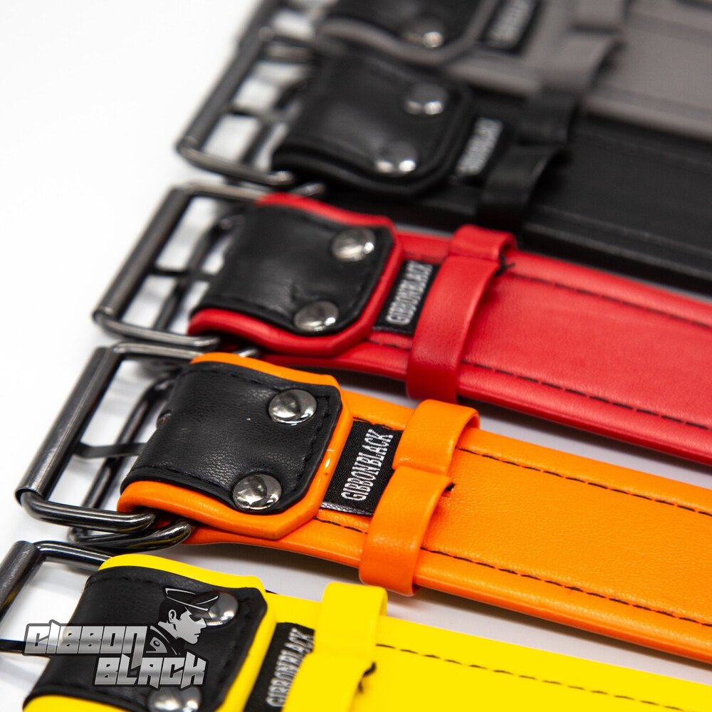 Gibbon-Black-Leather-Puppy-Armband