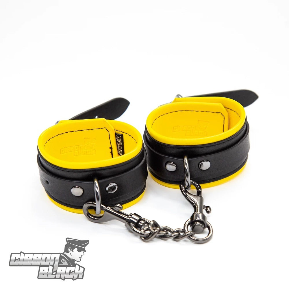 Gibbon-Black-Leather-Puppy-Wrist-Restraints