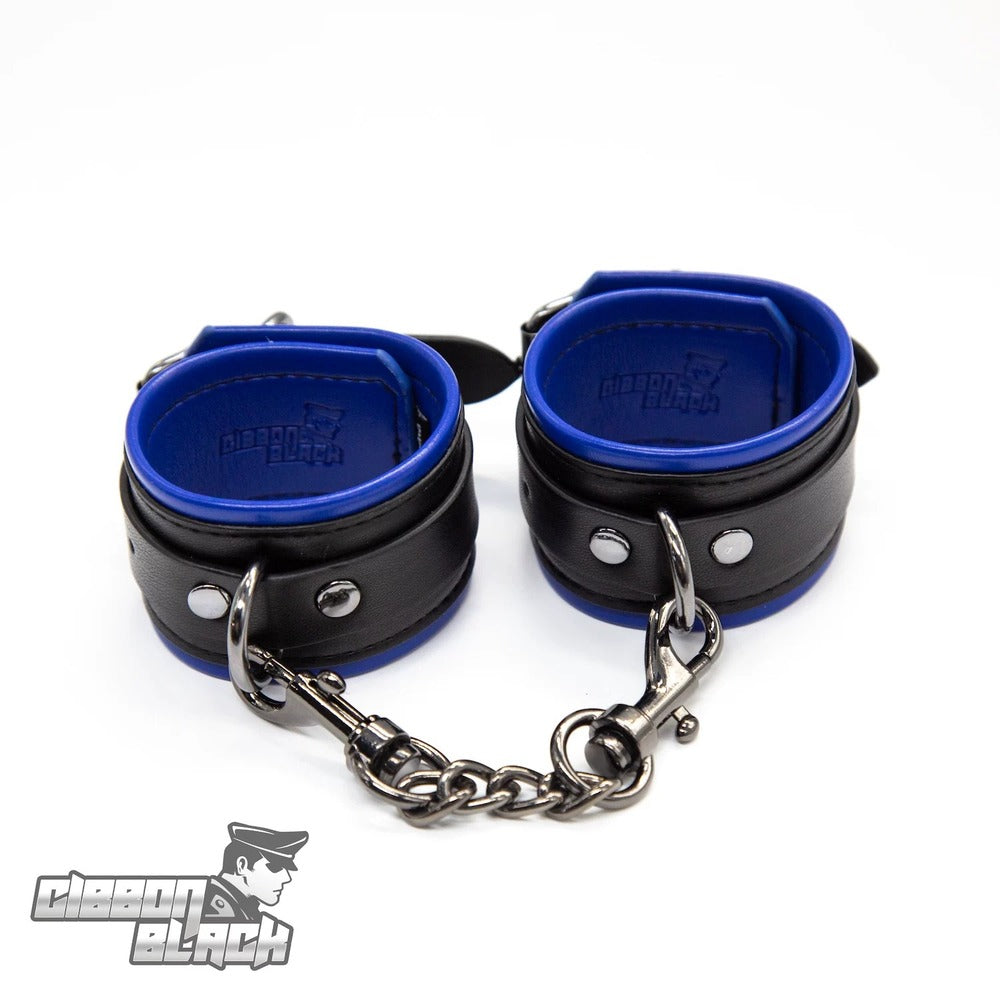 Gibbon-Black-Leather-Puppy-Wrist-Restraints
