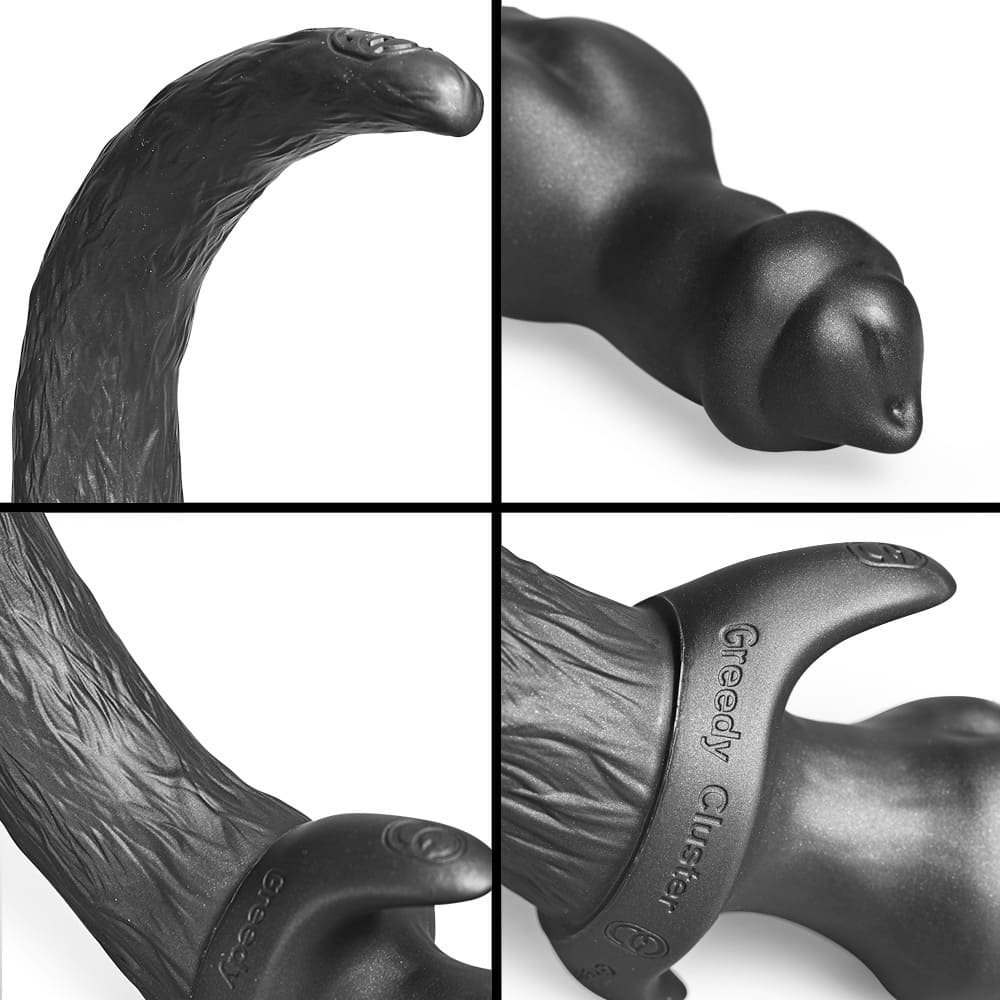 Greedy-Cluster-Pup-Woof-Tail-Plug-with-Knot-Dildo-3-Sizes