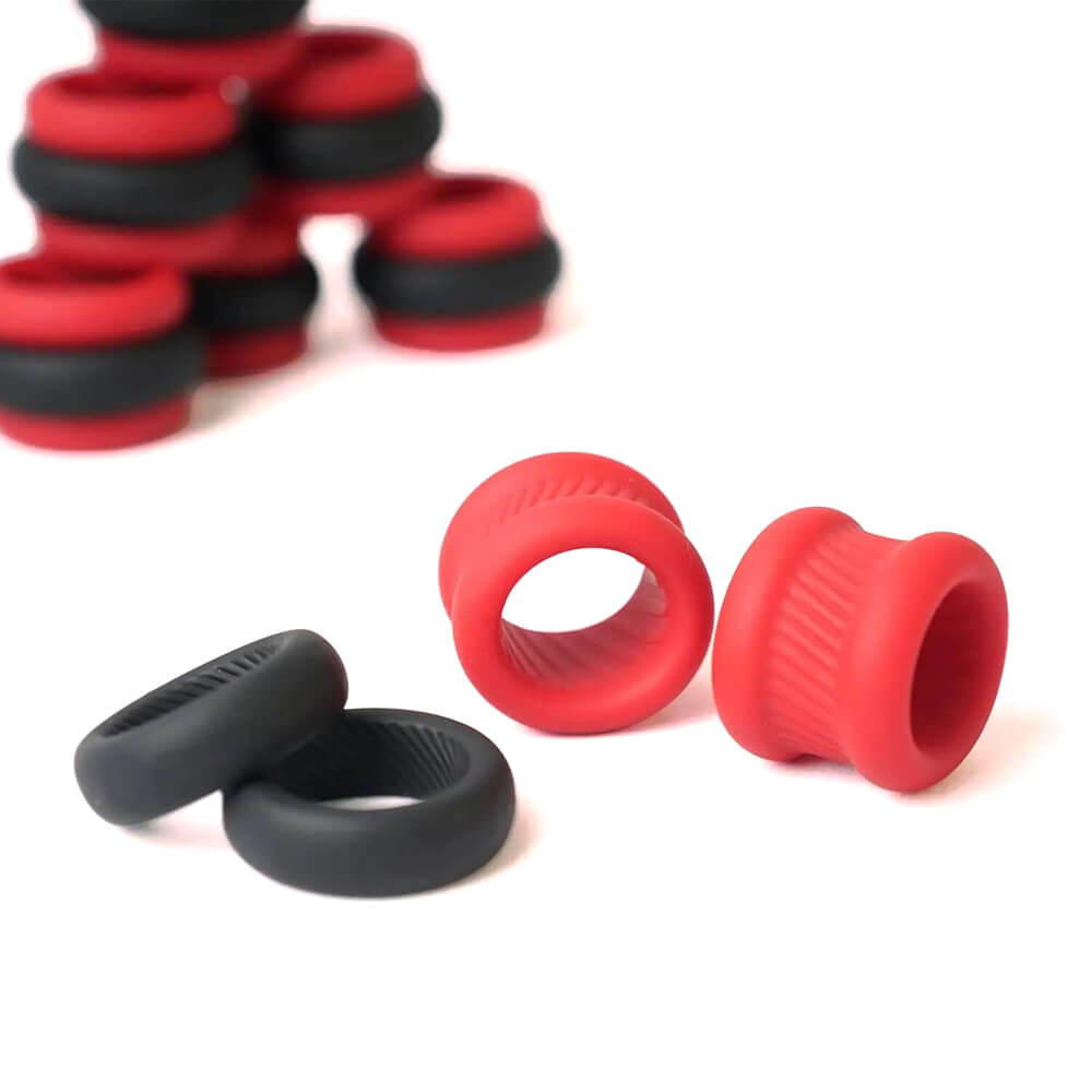 Greedy Cluster O-RING 01 - Double Cock Rings for Intense Ball Stretching and Control