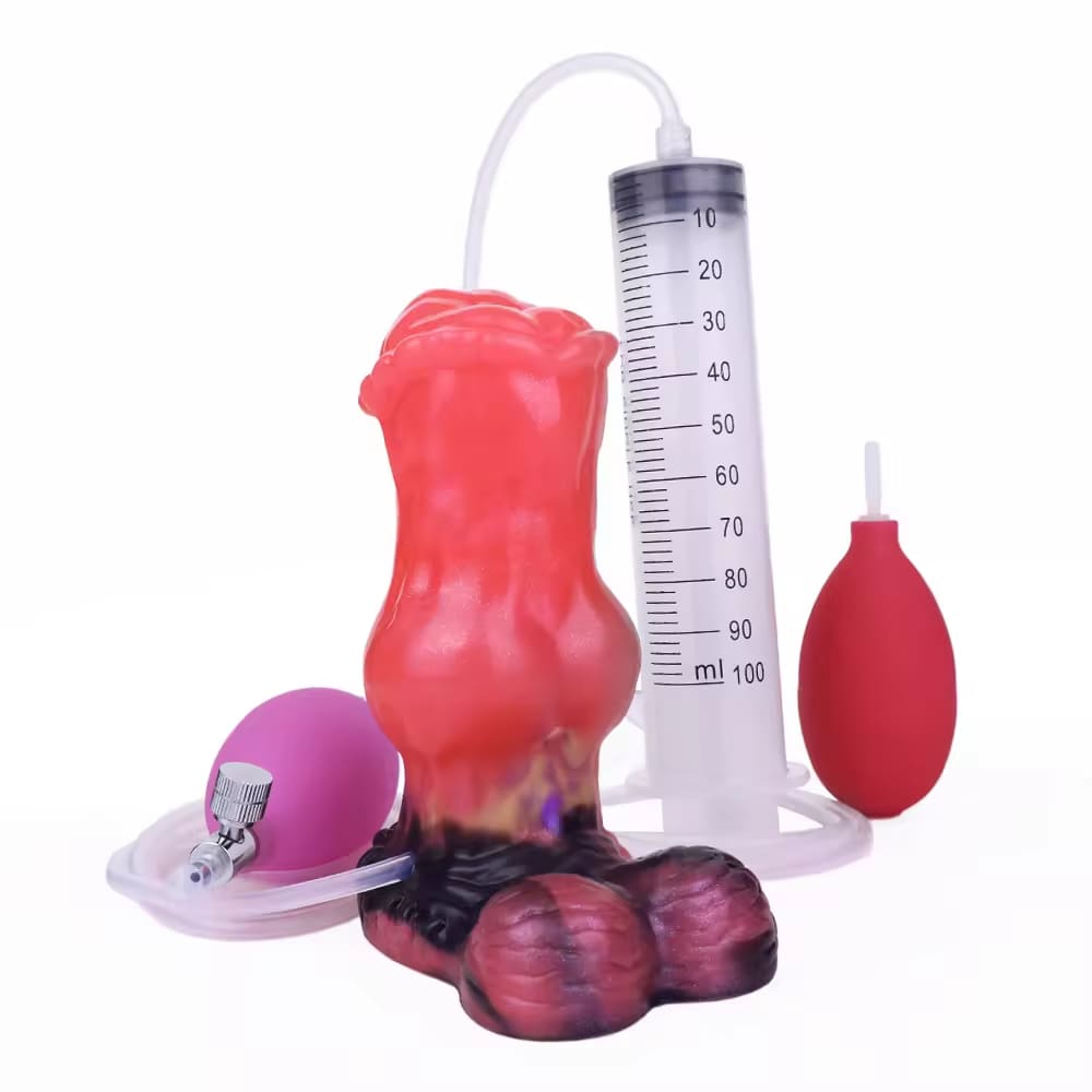Griffin - 5.5 Inch Inflatable Squirting Small Dildo Griffin - 5.5 Inch Inflatable Squirting Small Dildo