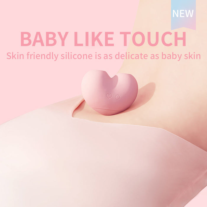 Heart - Clitoral Vibrator - Tongue Vibrator - Sucking, Licking & Vibrating Pleasure