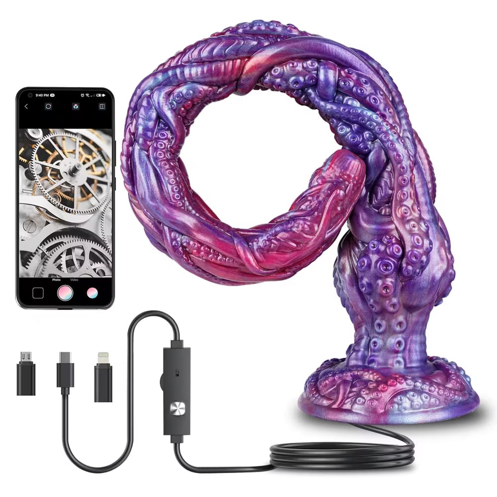 Hella - 19.8 Inch Endoscopic Camera Tentacle Anal Plug - Long Anal Toy Hella - 19.8 Inch Endoscopic Camera Tentacle Anal Plug - Long Anal Toy