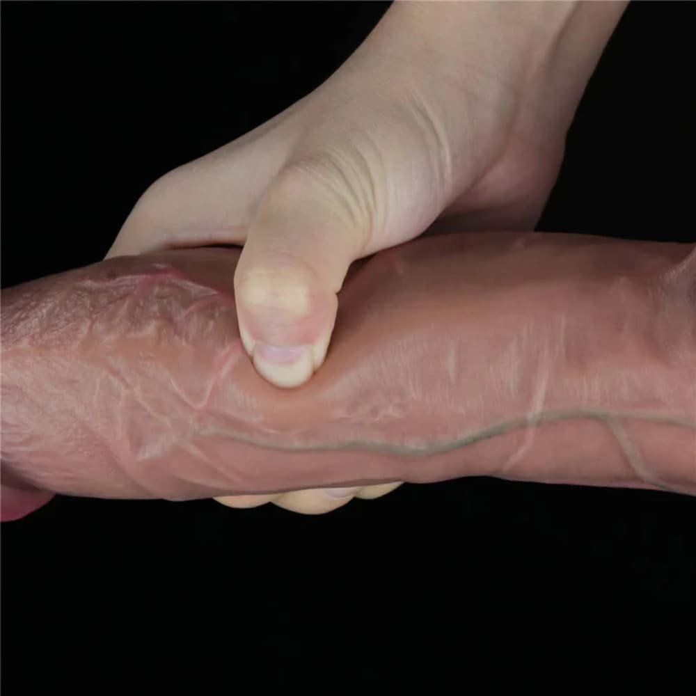 KingCurve - 10.5 Inch Realistic Dual Density Dildo - Curve Dildo