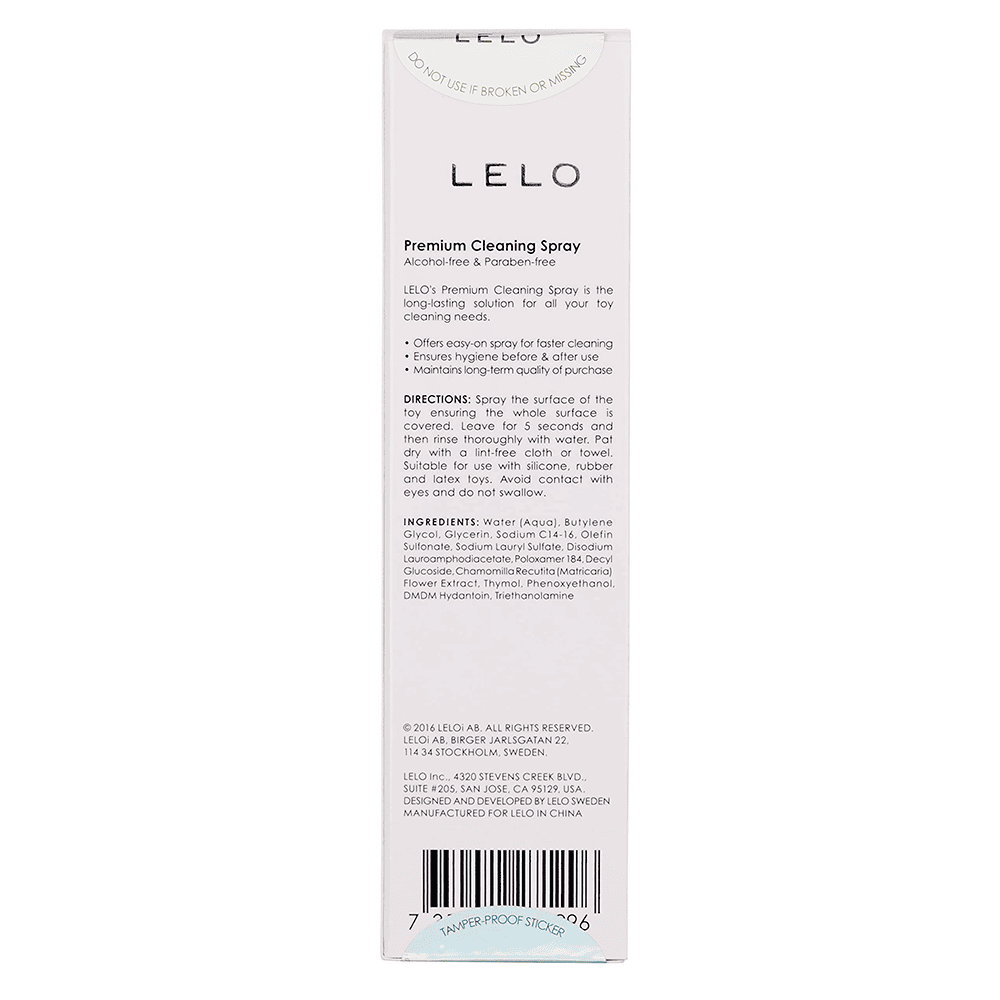 Lelo Cleaning Spray – Alcohol-Free No-Rinse Sex Toy Cleaner