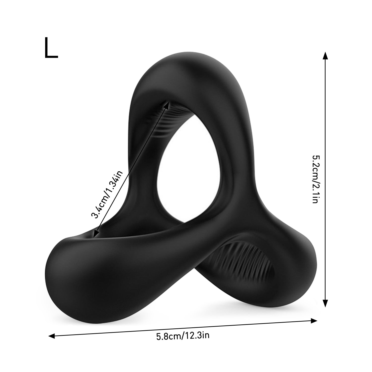 O-RING 04 - Silicone Cock Ring - Penis Ring - Triangle