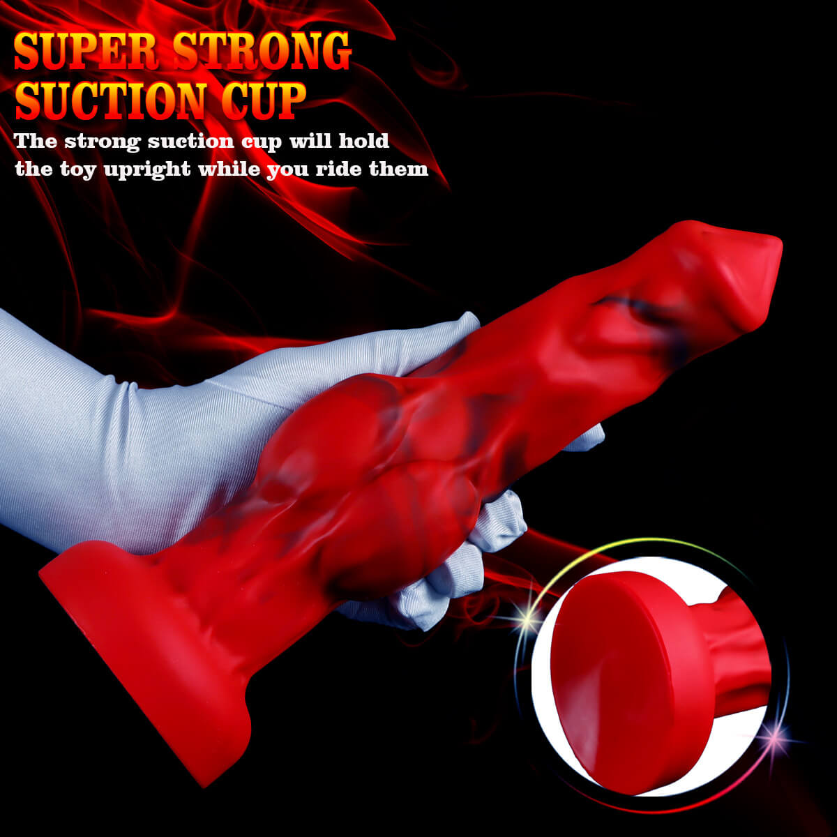 Lukan - Wolf Dildo - Knot Dildo - Dog Dildo - 5 Sizes