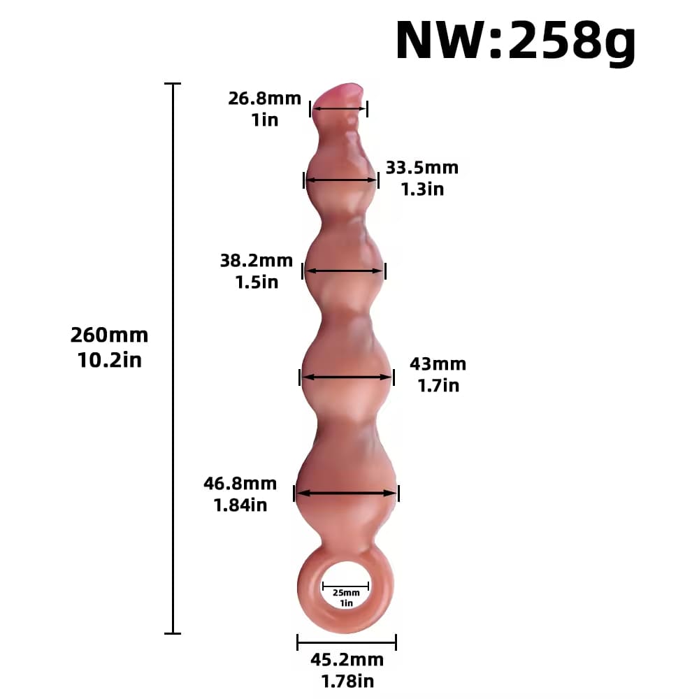 Magnus-Realistic-Head-Shaped-Anal-Beads