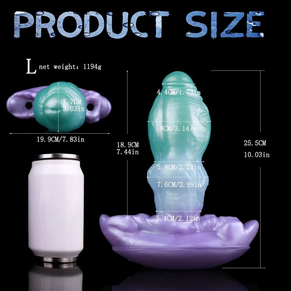 Steele - Fantasy Dildo Butt Plug - Anal Sex Toy