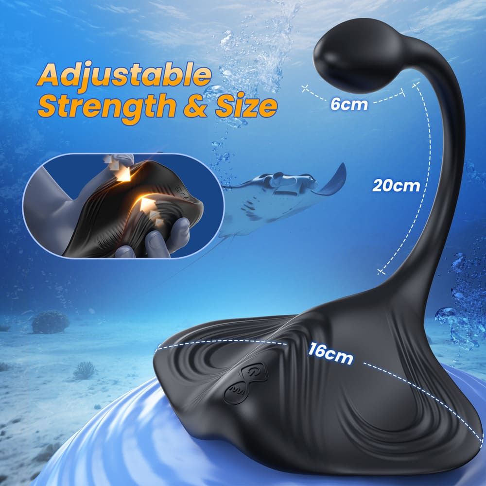 Manta - Ray Shape Prostate Massager - Anal Vibrator