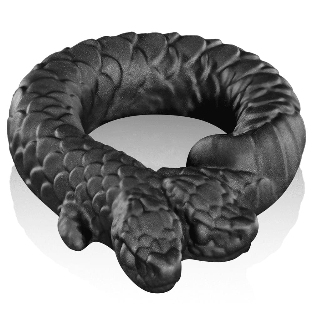 Nothosaur Twin's Ring - Fantasy Serpent Cock Ring