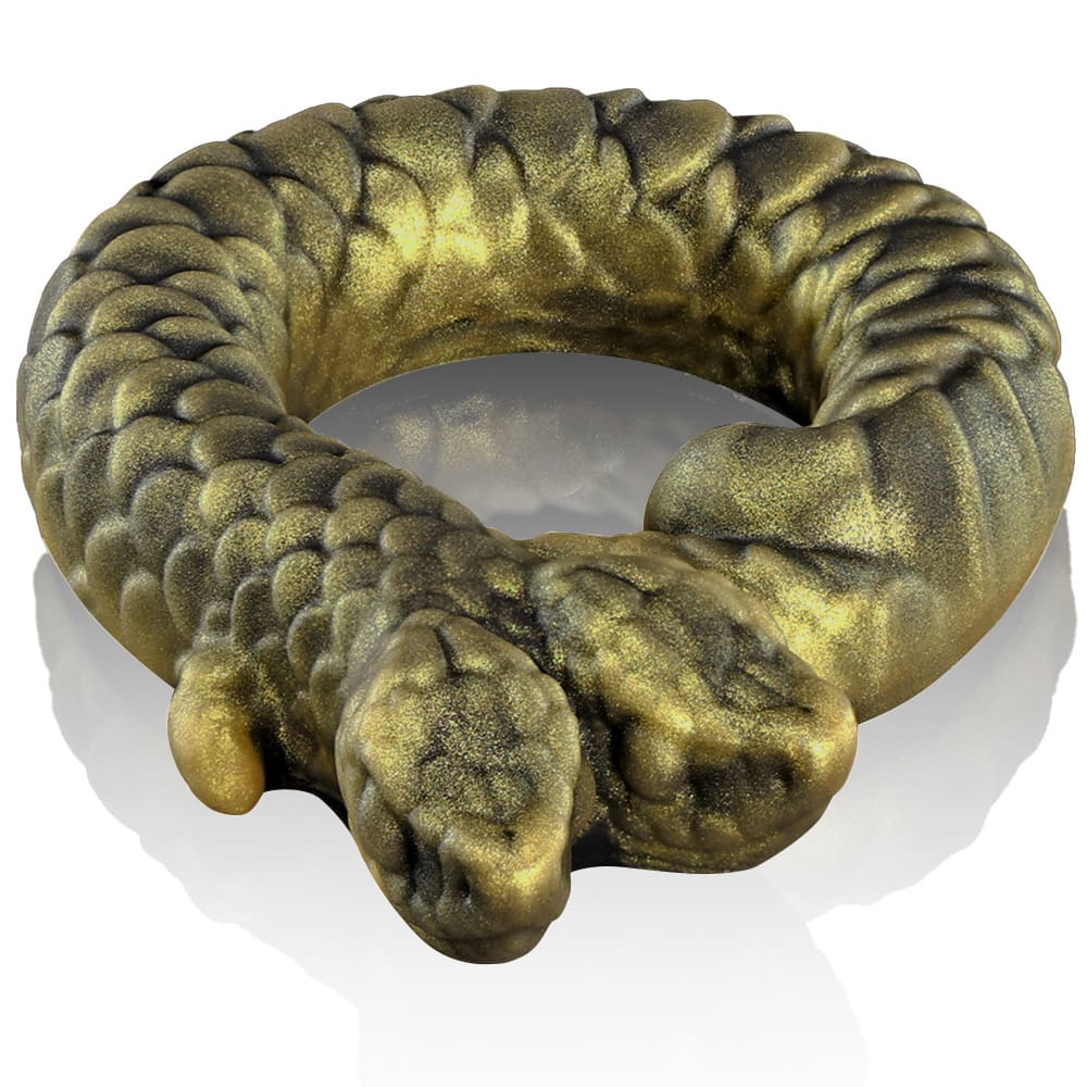 Nothosaur Twin's Ring - Fantasy Serpent Cock Ring