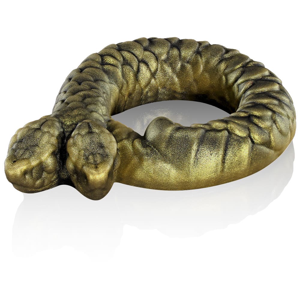 Nothosaur Twin's Ring - Fantasy Serpent Cock Ring
