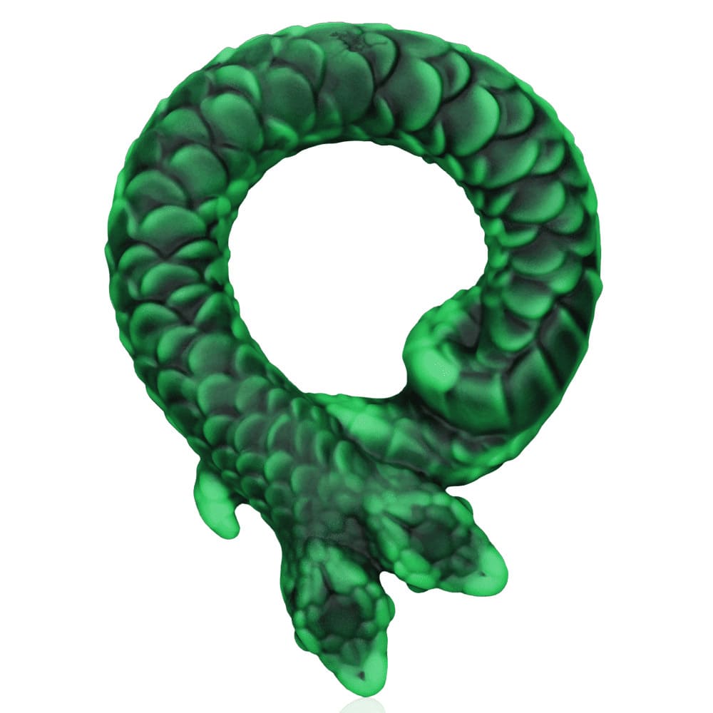 Nothosaur Twin's Ring - Fantasy Serpent Cock Ring