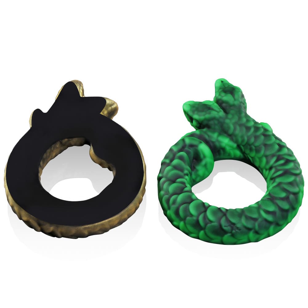 Nothosaur Twin's Ring - Fantasy Serpent Cock Ring