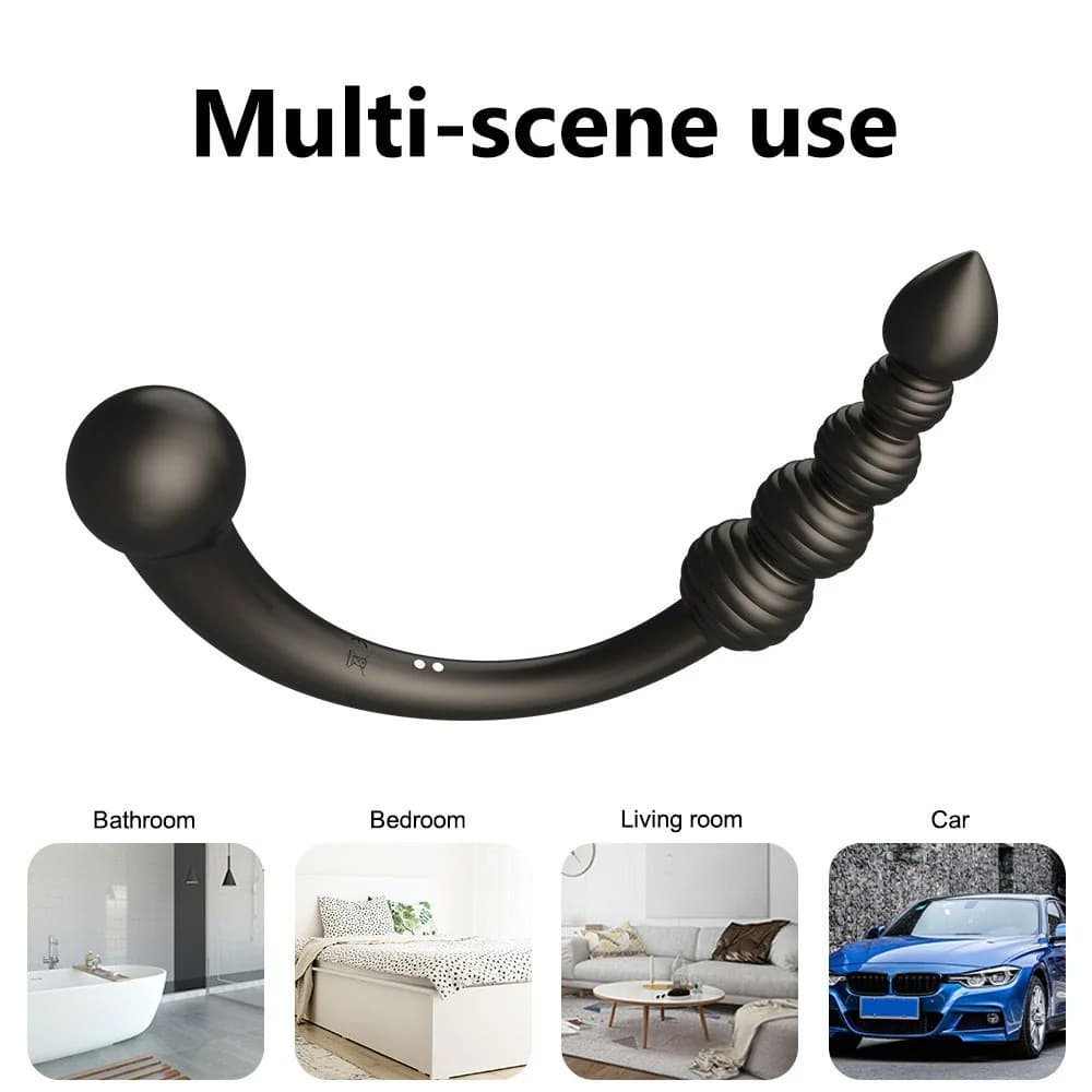 Orbit-Dual-Head-J-Shaped-Massager-Remote-Control-Prostate-Massager