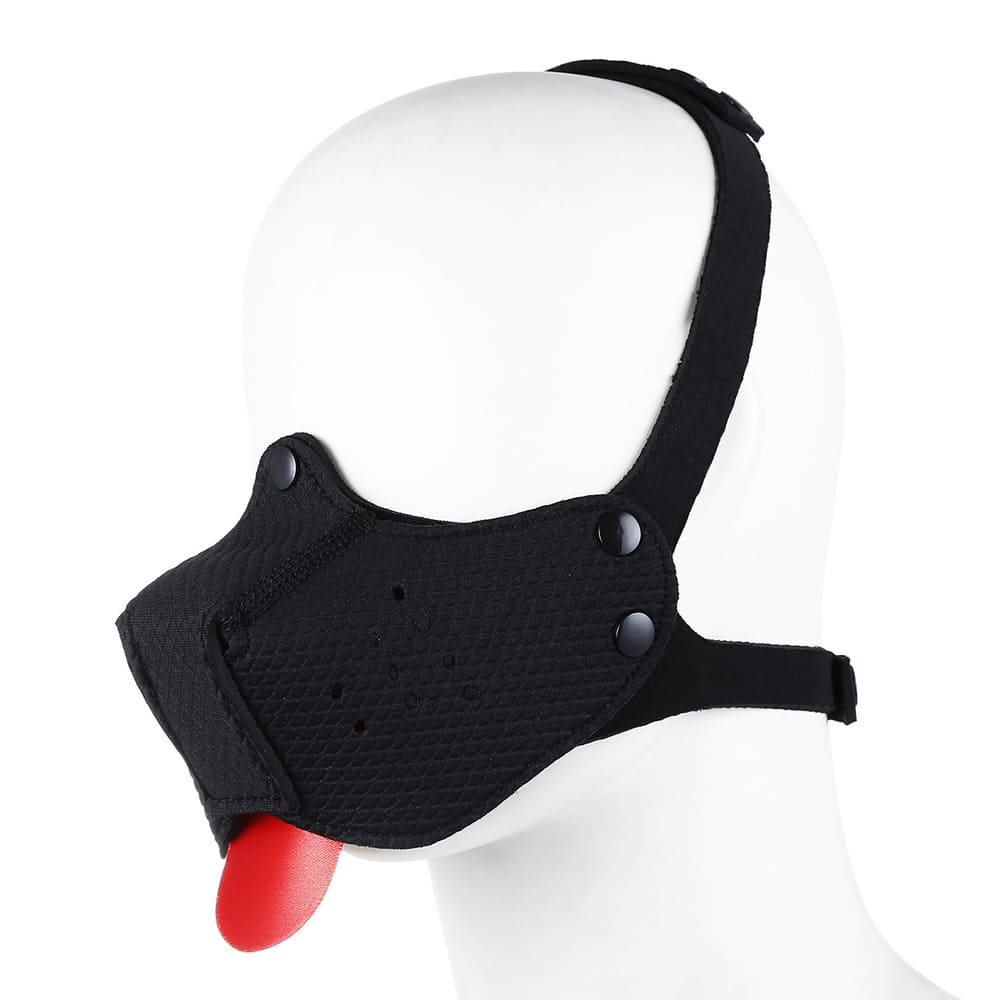 PupMaster - Adjustable Dog Play Hood for Roleplay & BDSM Fun